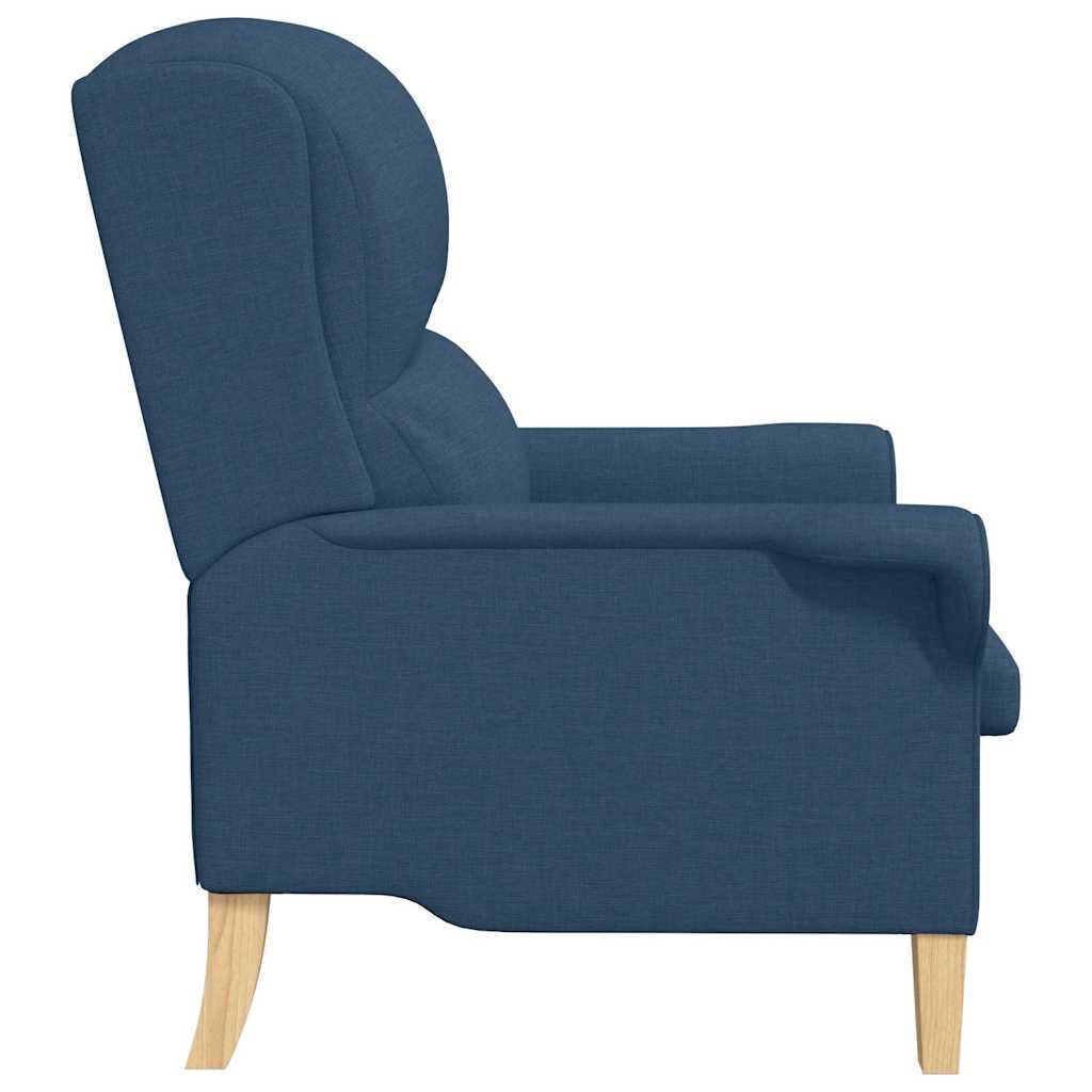 Fauteuil Blauw Stof