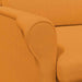 Fauteuil Donkergeel Stof