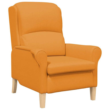Fauteuil Donkergeel Stof