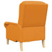 Fauteuil Donkergeel Stof