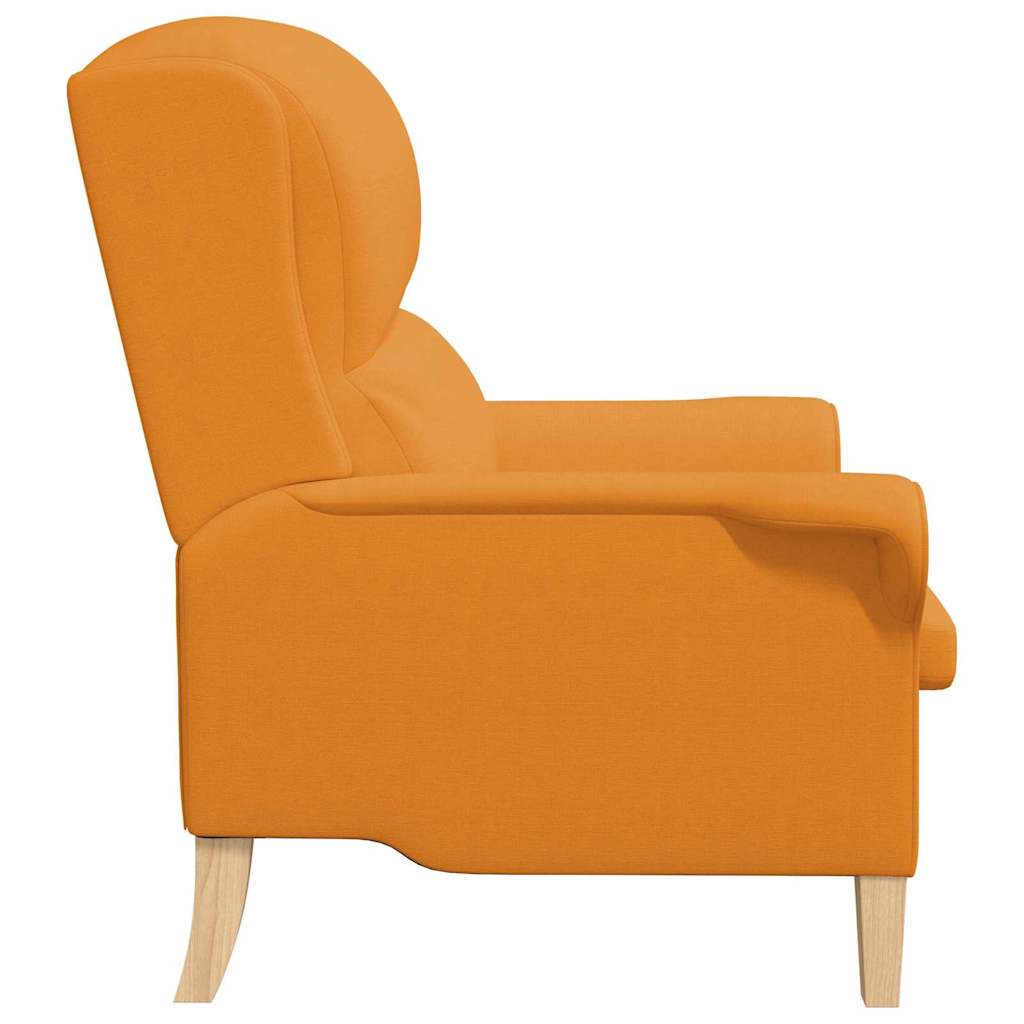Fauteuil Donkergeel Stof