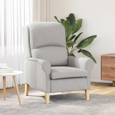 Fauteuil Wolken grijs Stof