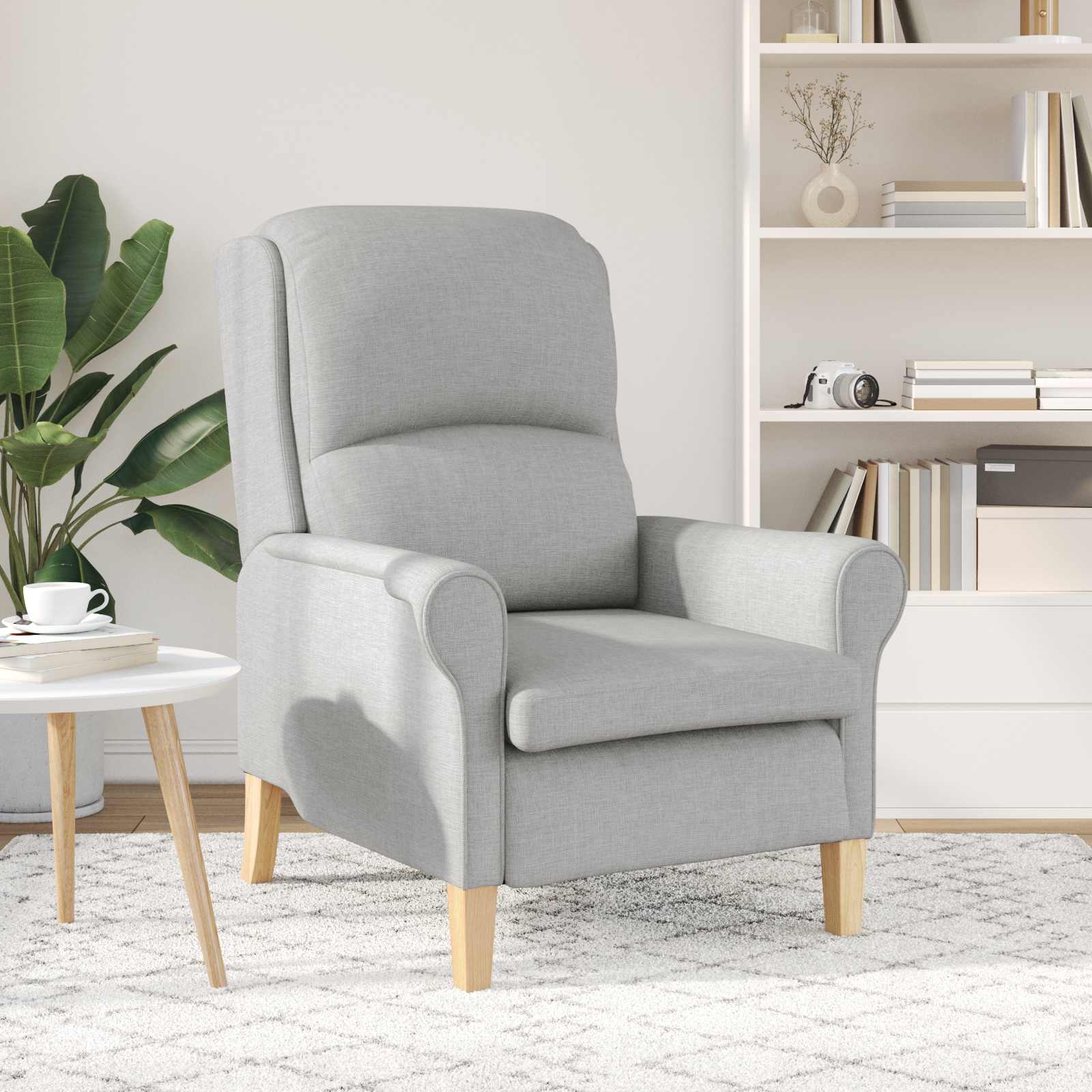 Fauteuil Wolken grijs Stof