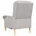 Fauteuil Wolken grijs Stof