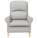 Fauteuil Wolken grijs Stof