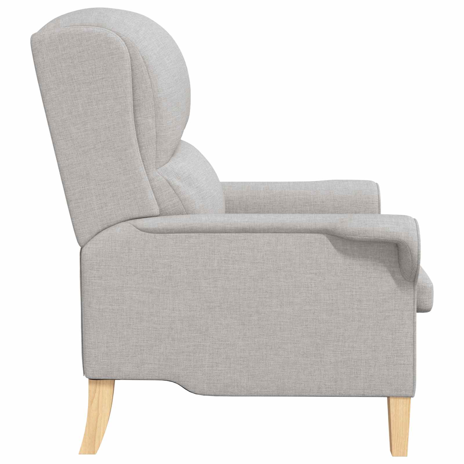 Fauteuil Wolken grijs Stof