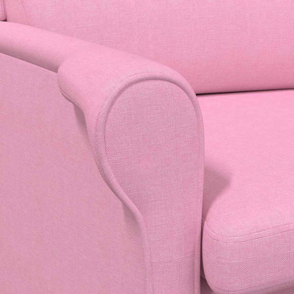 Fauteuil Roze Stof