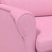 Fauteuil Roze Stof