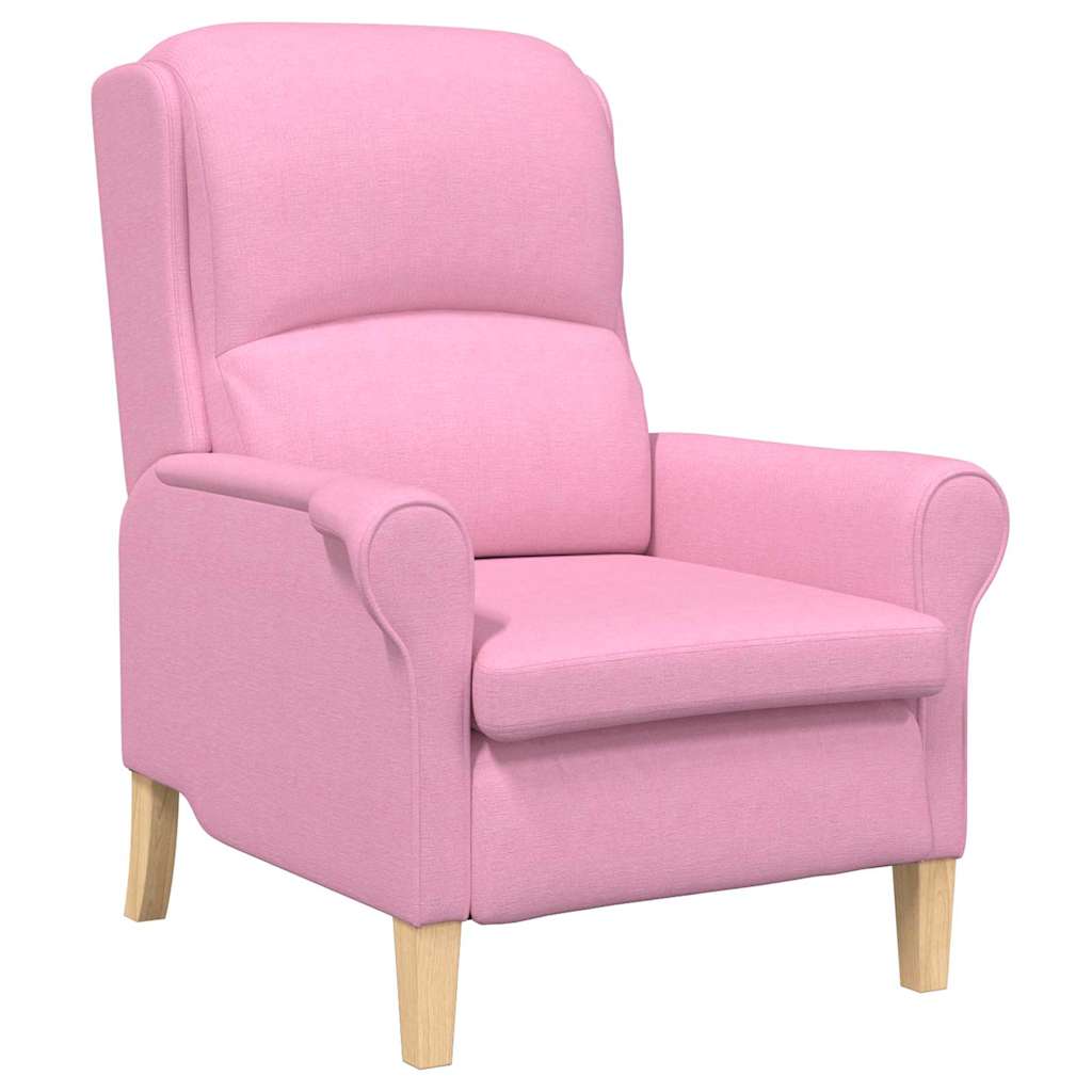 Fauteuil Roze Stof