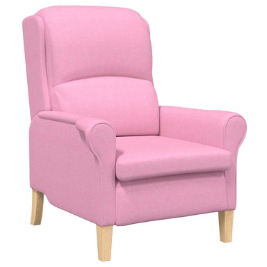 Fauteuil Roze Stof