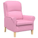 Fauteuil Roze Stof