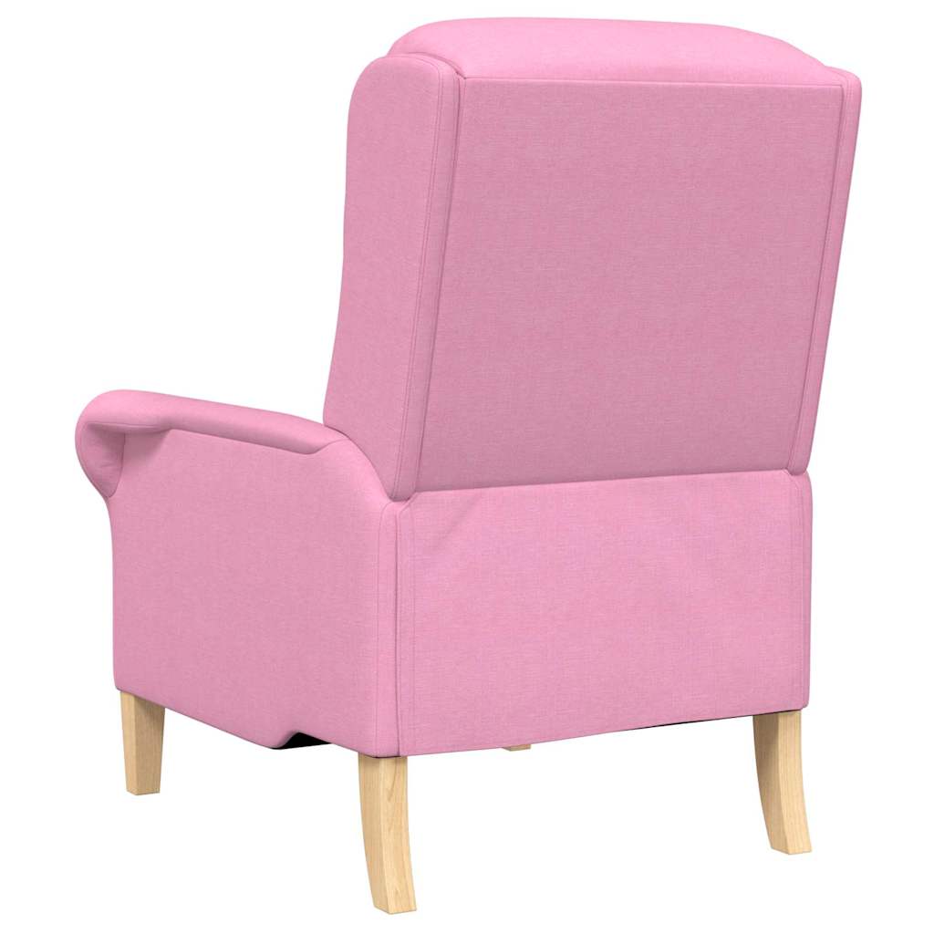 Fauteuil Roze Stof