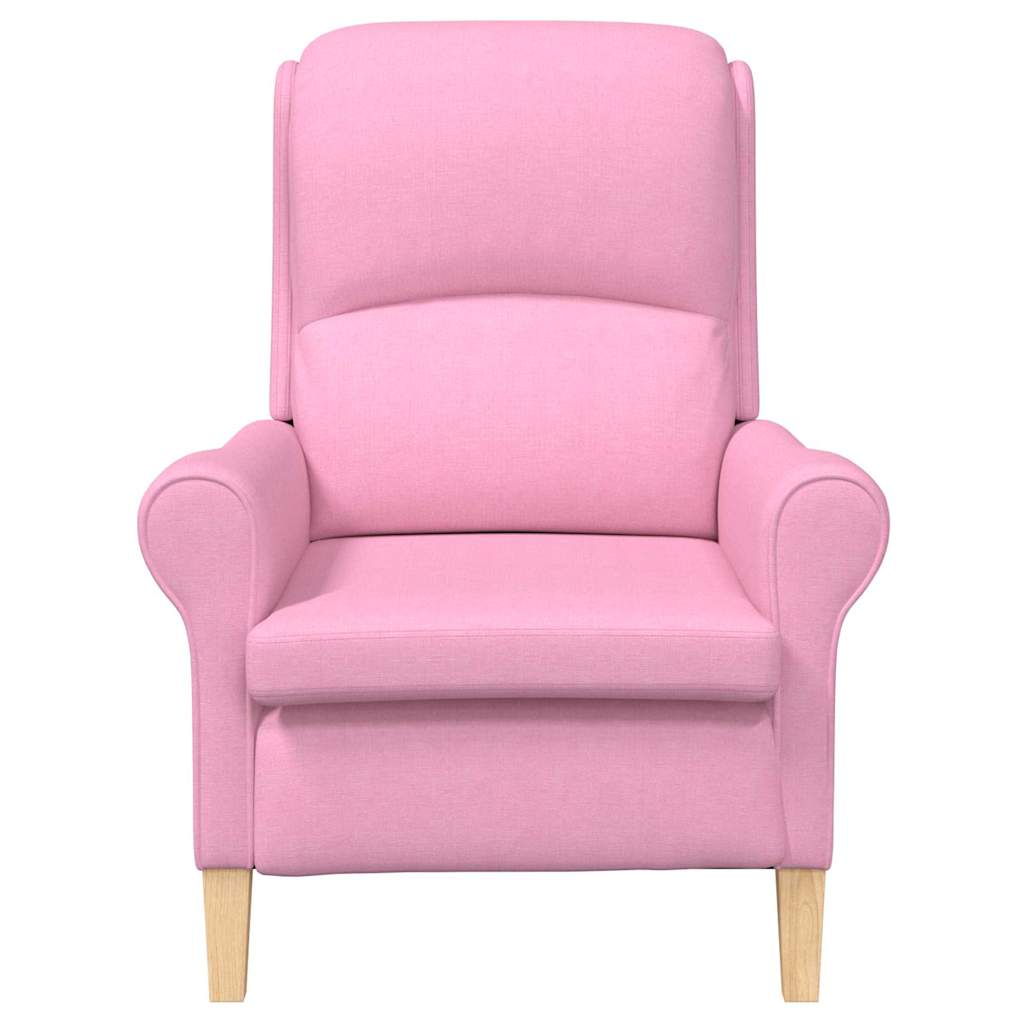 Fauteuil Roze Stof