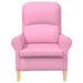 Fauteuil Roze Stof