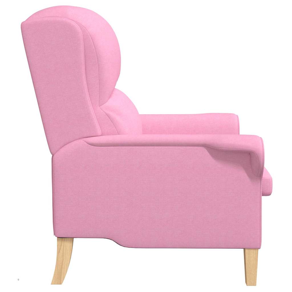 Fauteuil Roze Stof