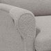 Fauteuil Lichtgrijs Zachte Sherpa stof