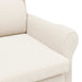Fauteuil Crème Zachte Sherpa stof