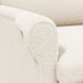 Fauteuil Crème Zachte Sherpa stof