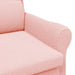 Fauteuil Roze Zachte Sherpa stof