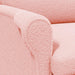 Fauteuil Roze Zachte Sherpa stof
