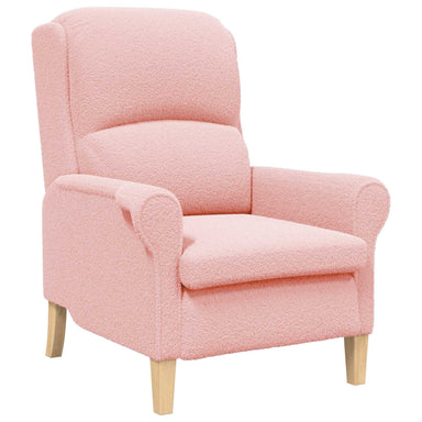 Fauteuil Roze Zachte Sherpa stof