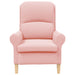 Fauteuil Roze Zachte Sherpa stof