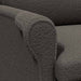 Fauteuil Donkergrijs Zachte Sherpa stof