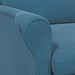 Fauteuil Blauw Fluweel
