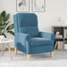 Fauteuil Blauw Fluweel