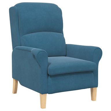 Fauteuil Blauw Fluweel