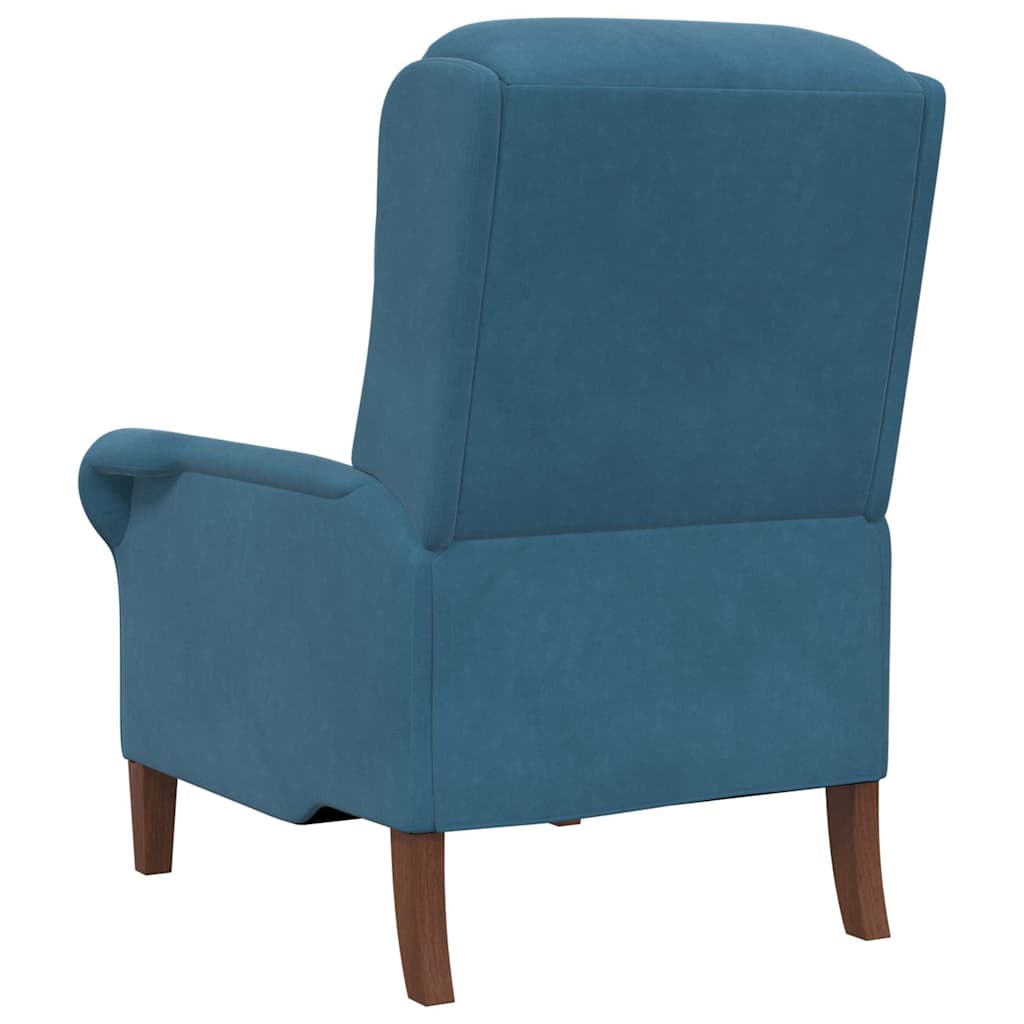 Fauteuil Blauw Fluweel