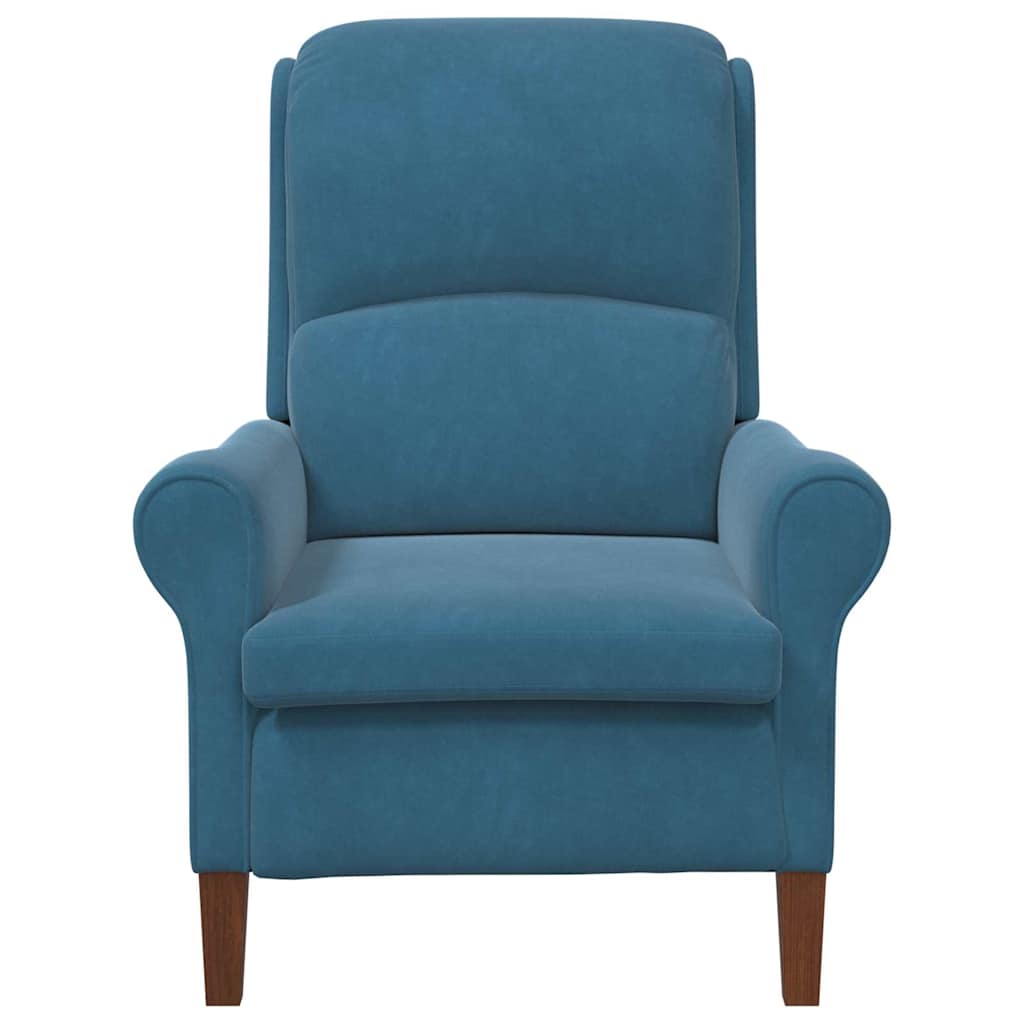 Fauteuil Blauw Fluweel