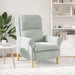 Fauteuil Lichtgrijs Fluweel
