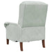 Fauteuil Lichtgrijs Fluweel
