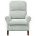 Fauteuil Lichtgrijs Fluweel