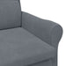 Fauteuil Donkergrijs Fluweel