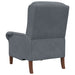 Fauteuil Donkergrijs Fluweel