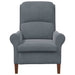 Fauteuil Donkergrijs Fluweel