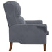Fauteuil Donkergrijs Fluweel