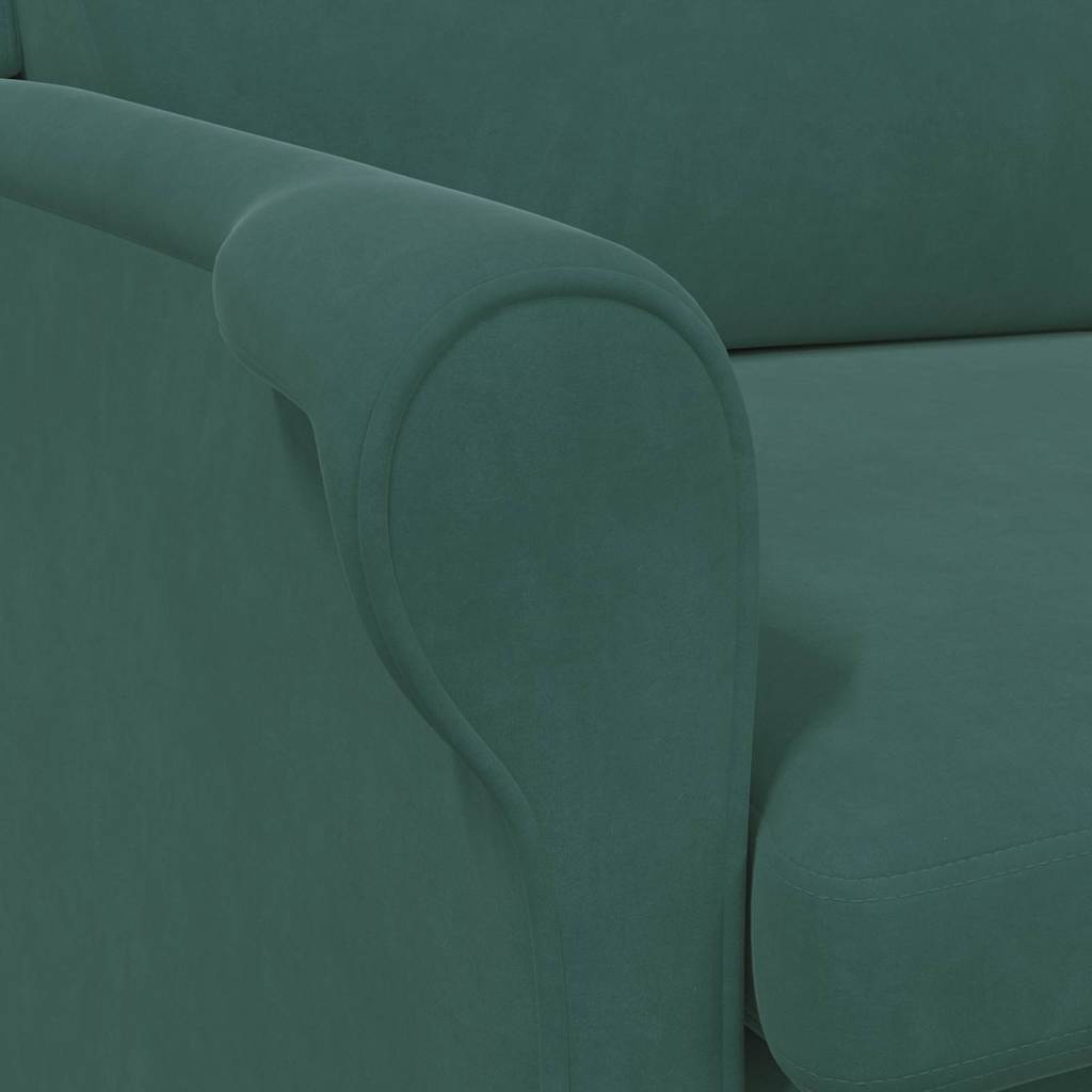 Fauteuil Donkergroen Fluweel