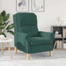 Fauteuil Donkergroen Fluweel