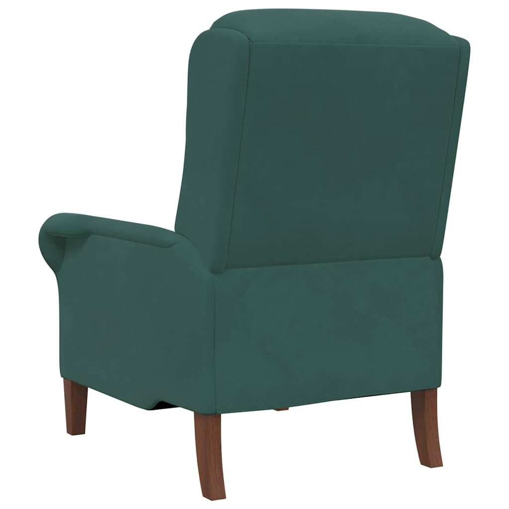 Fauteuil Donkergroen Fluweel