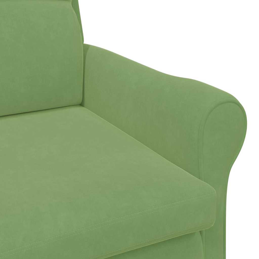 Fauteuil Lichtgroen Fluweel
