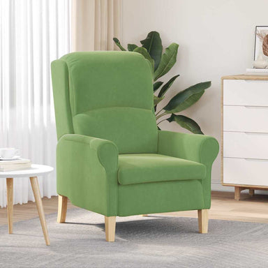 Fauteuil Lichtgroen Fluweel
