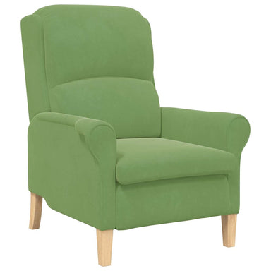Fauteuil Lichtgroen Fluweel
