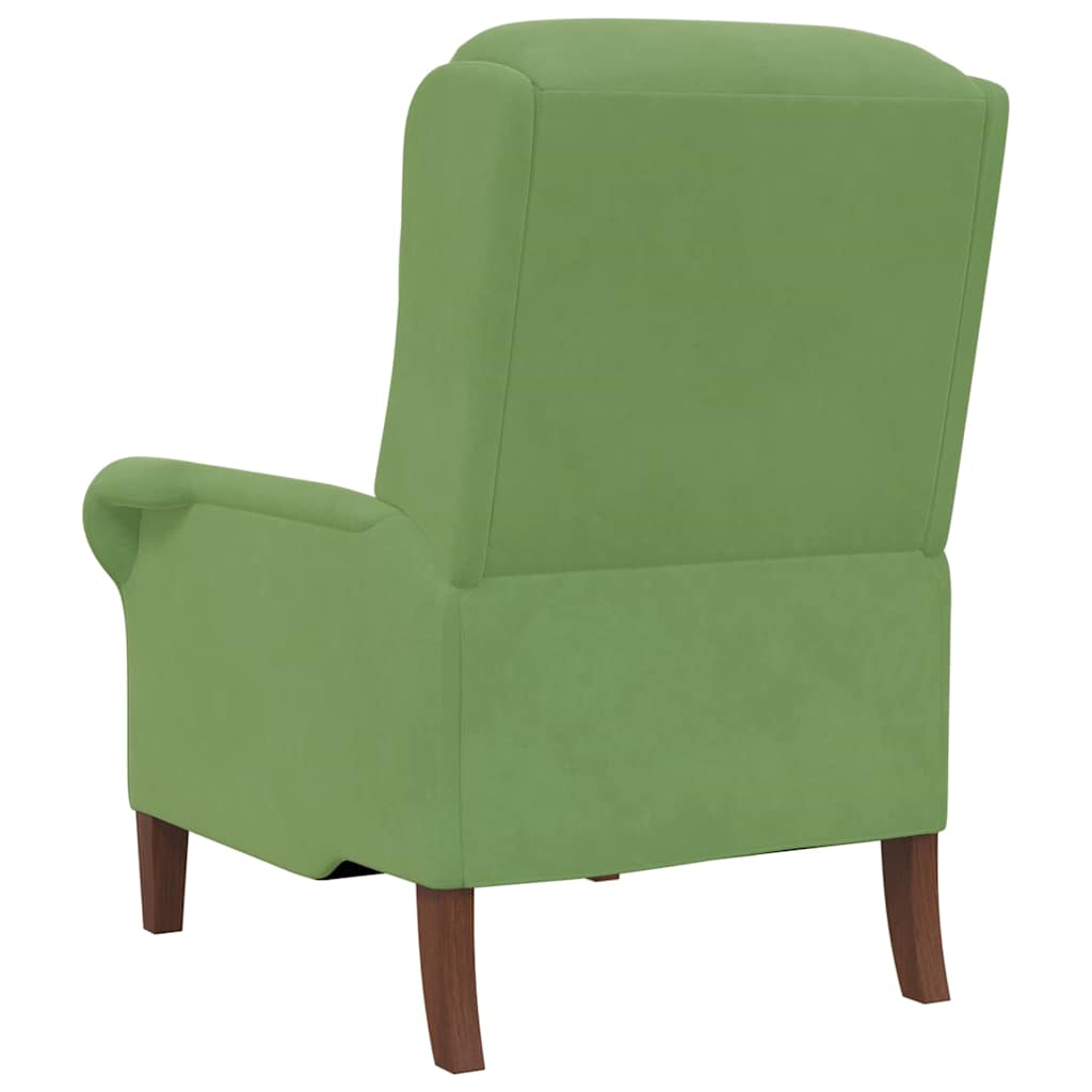 Fauteuil Lichtgroen Fluweel