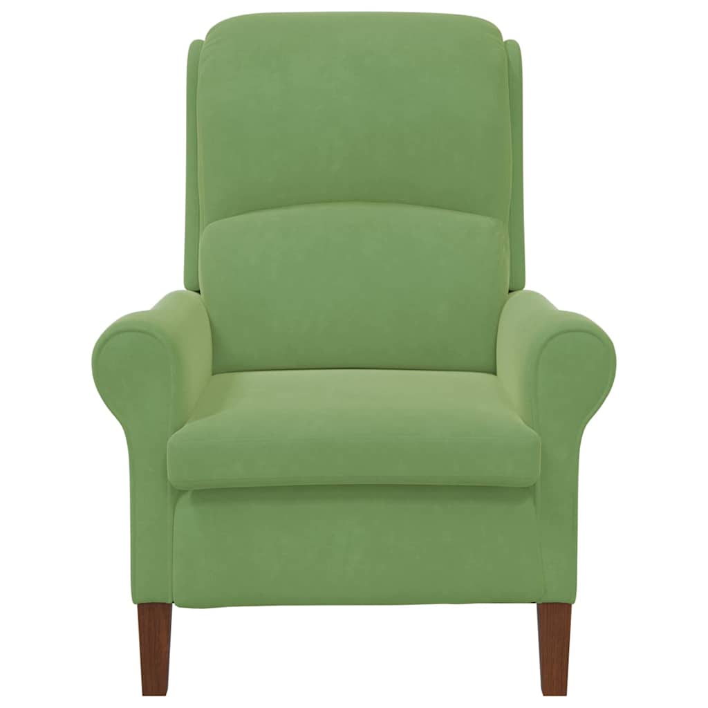 Fauteuil Lichtgroen Fluweel