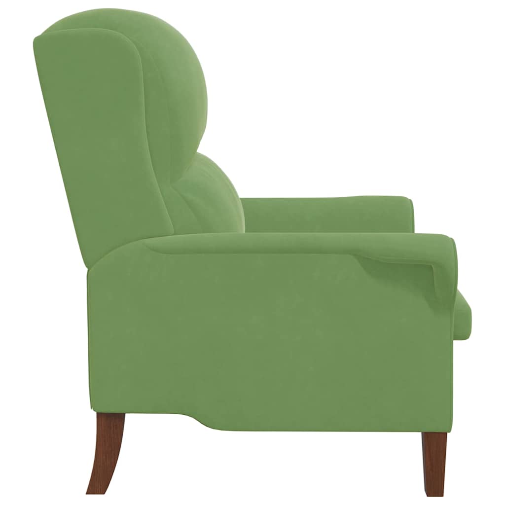 Fauteuil Lichtgroen Fluweel