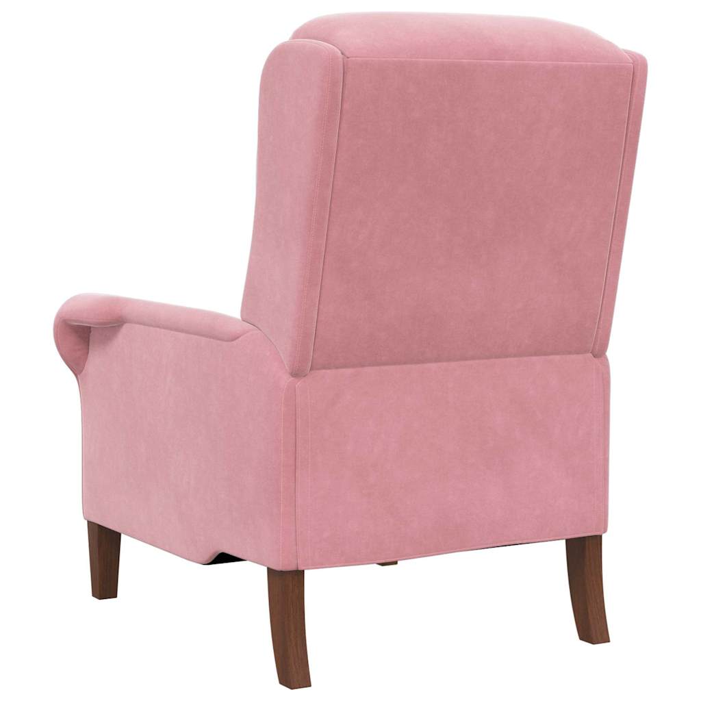 Fauteuil Roze Fluweel