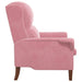 Fauteuil Roze Fluweel